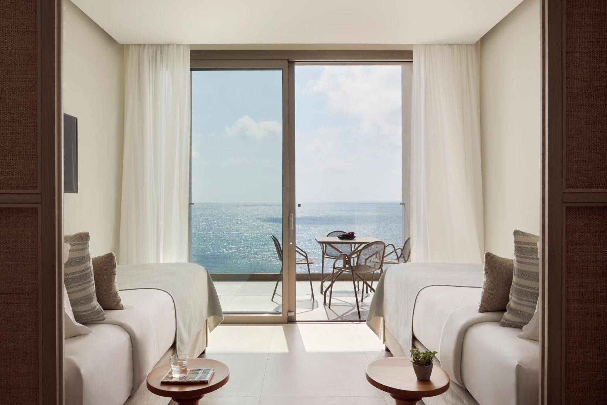 Family Room Sliding Door Sea View