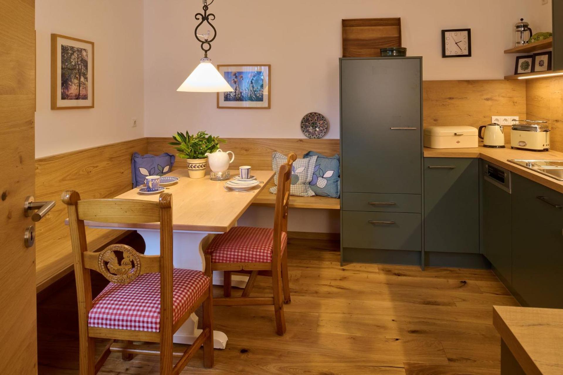 Apartment mit 1 Schlafzimmer und Garten