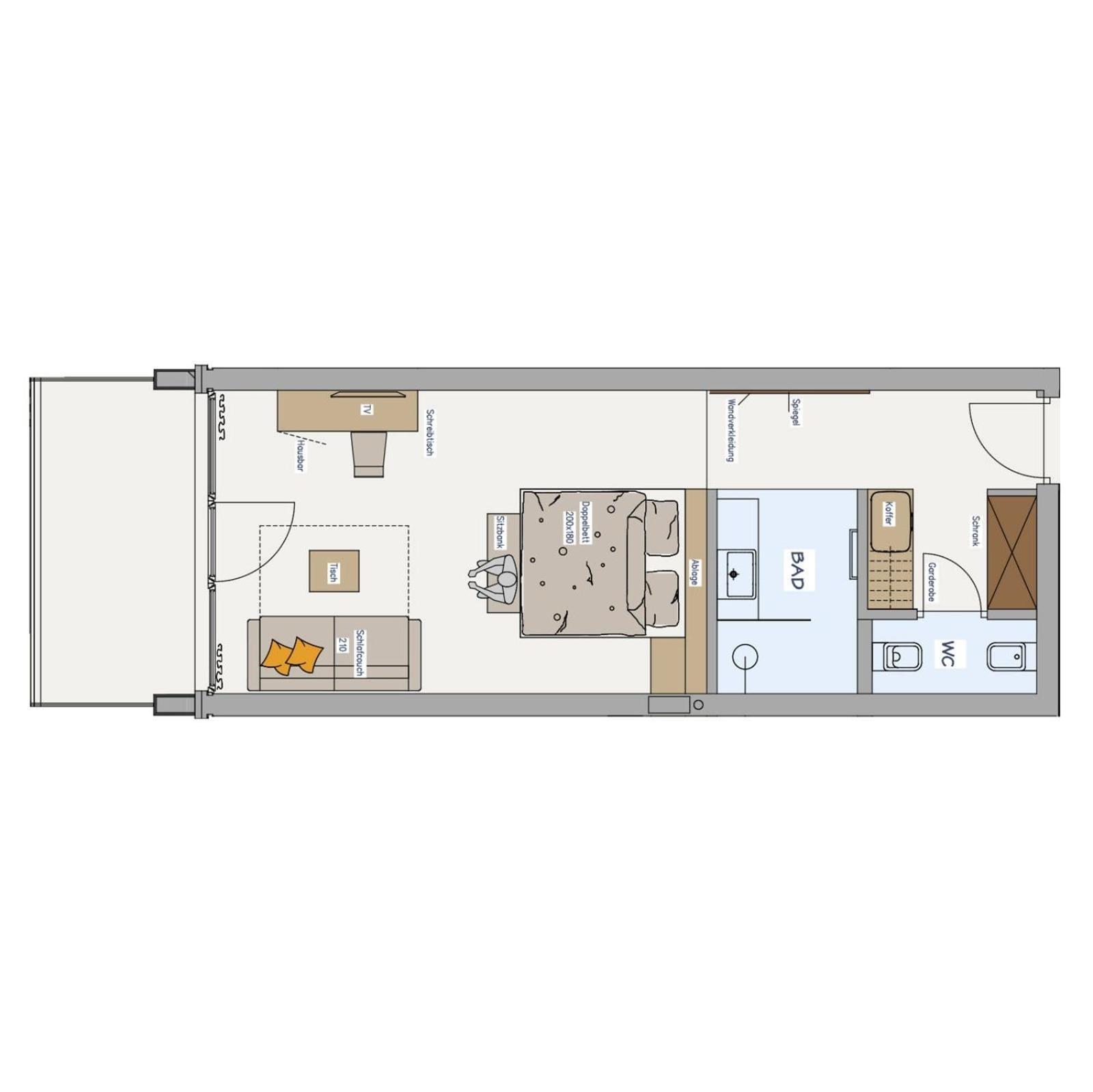 Suite Junior con Vista Montagna