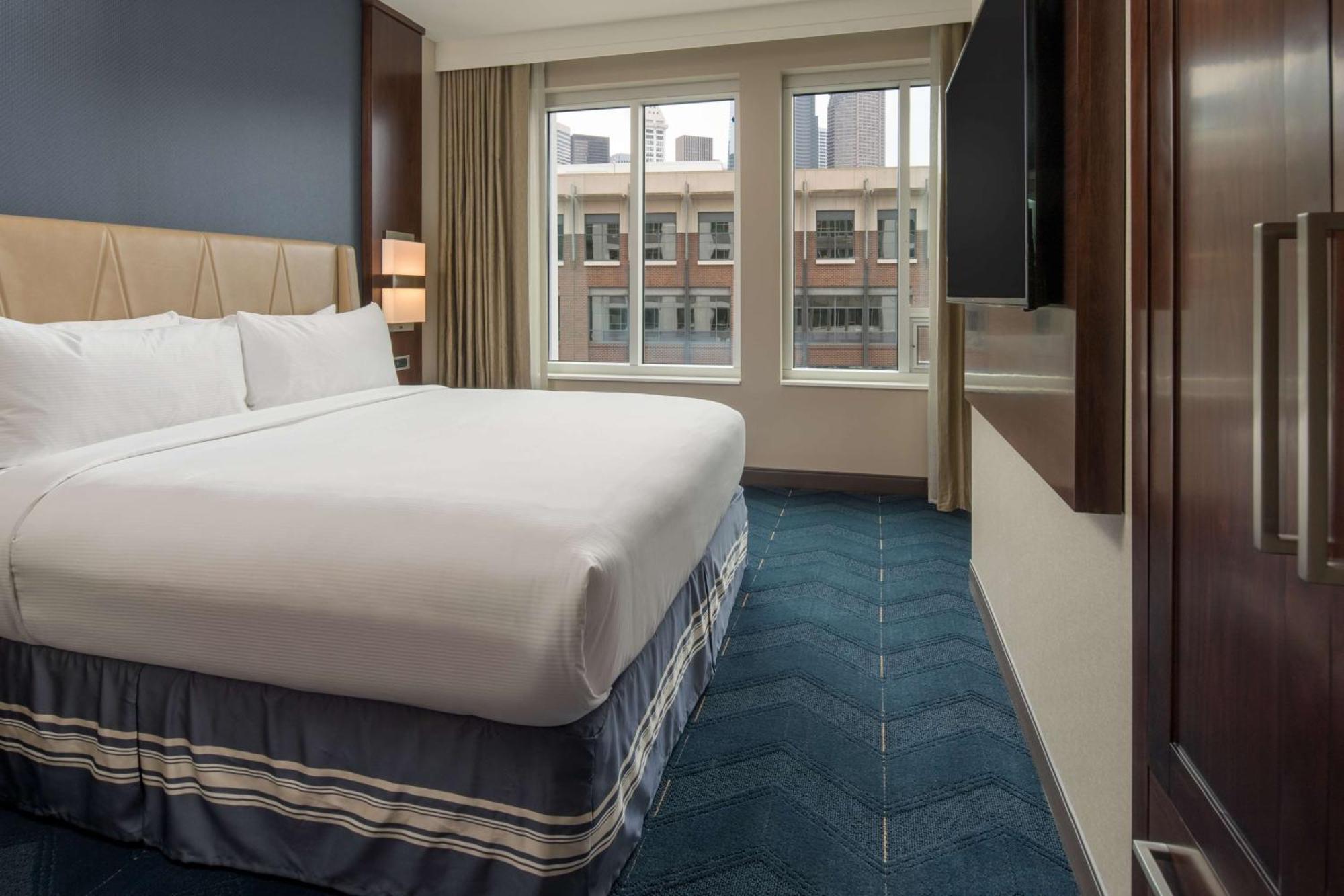 Suite con cama extragrande y sofá cama
