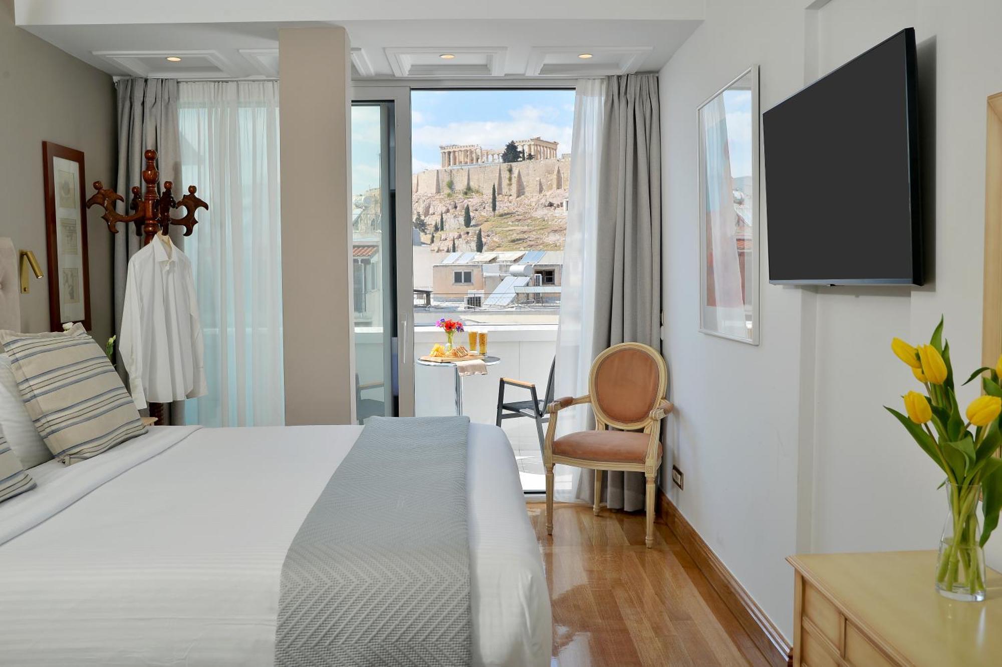 Hébergement Premium avec Balcon - Vue sur Acropole