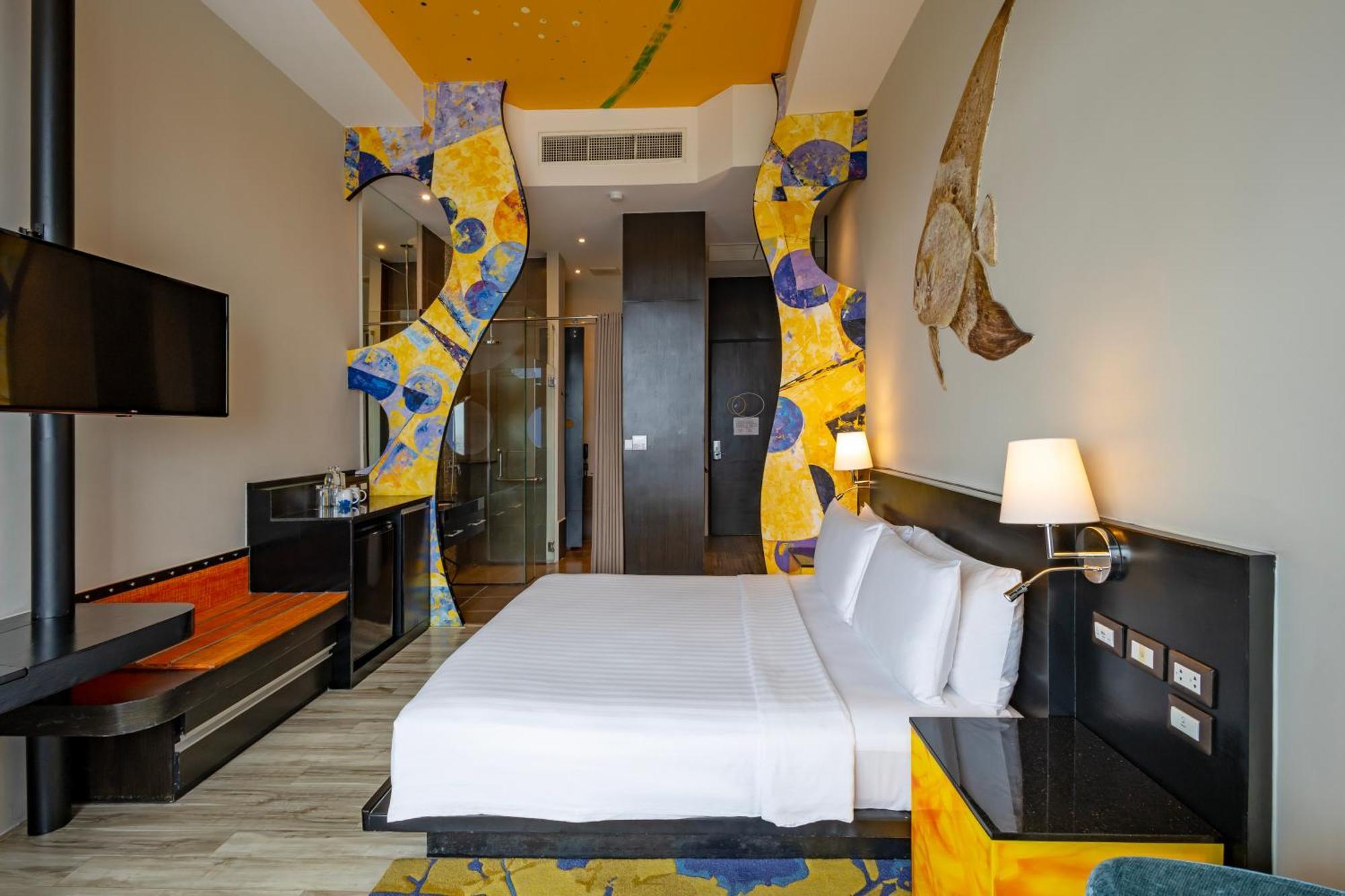 Deluxe Kamer met 1 Kingsize Bed en Uitzicht op de Oceaan