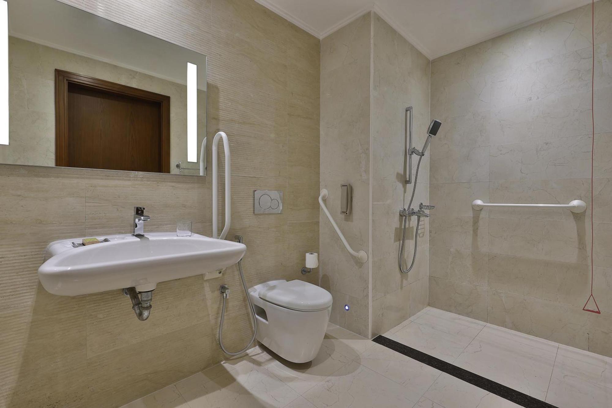 King Room with Roll-In Shower - Disability Accessible
