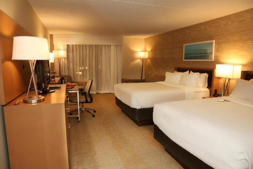 Double Room with Two Double Beds - Disability Access Hearing Accessible - Roll In Shower/Non-Smoking